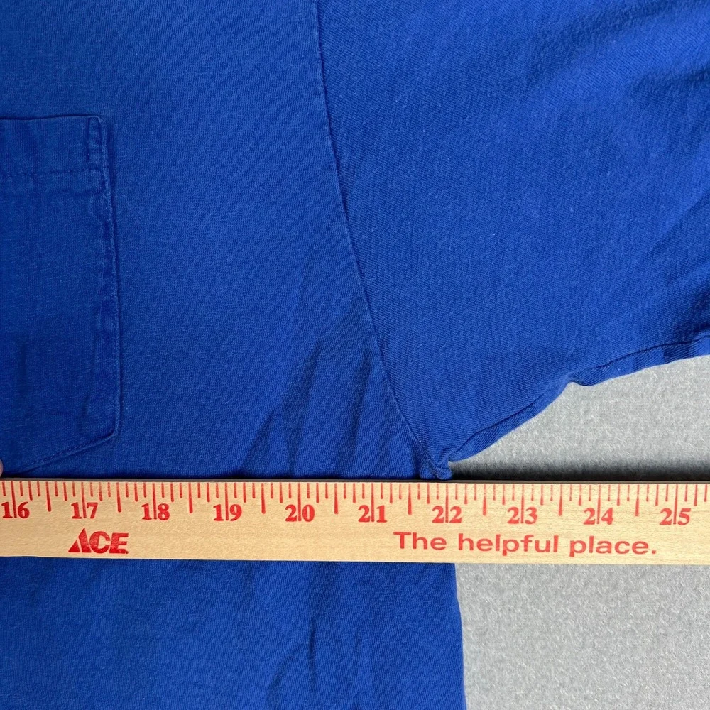 VTG Polo Ralph Lauren Pocket T Shirt‎ Mens Large Faded 1990s Single Stitch USA